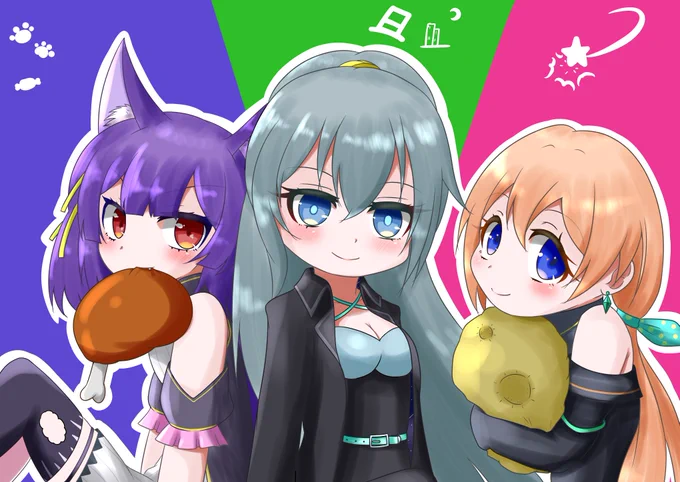 祝.デビュー&登録者数1万突破おめでとうございます!!!
三人とも個性が強いんじゃ～
かわいい
?#ルールル美術館 ?
?#夢境画廊 ?
?#ななみりうむ ? 