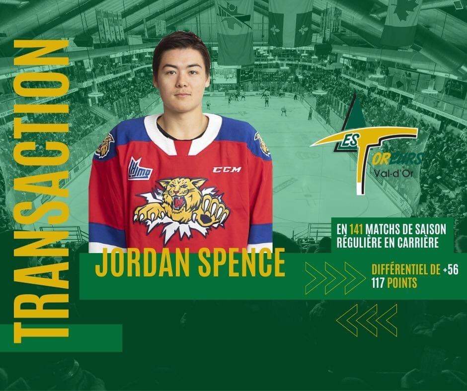 ForeursVD's tweet photo. Le défenseur de l’année dans la LHJMQ la saison dernière Jordan Spence s’amène avec les Foreurs!

Vincent Filion, un choix de premier tour en 2023 et un choix de 4e tour en 2022 sont en retour cédés à Moncton. Bon succès à Vincent.

Welcome to VDO, Jordan! #fierdetreforeurs https://t.co/GxsjOFuAwH