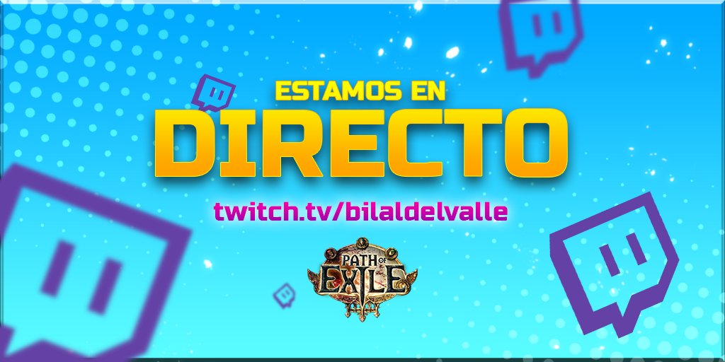 Aaaaaaaaaarrancamos con el preshow y el anuncio de la nueva liga y expansión del Path of Exile!!

¿Te lo vas a perder? NO

📺 twitch.tv/bilaldelvalle