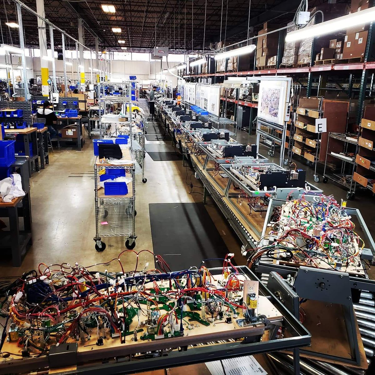 The factory is rockin' at Jersey Jack Pinball!  <a href="/gunsnroses/">Guns N' Roses</a> 'Not In This Lifetime' Collector's Edition pinball machines are in production now. 

#jerseyjackpinball #gunsnroses #gnrpinball #jjp #gnr #gnrce #pinball