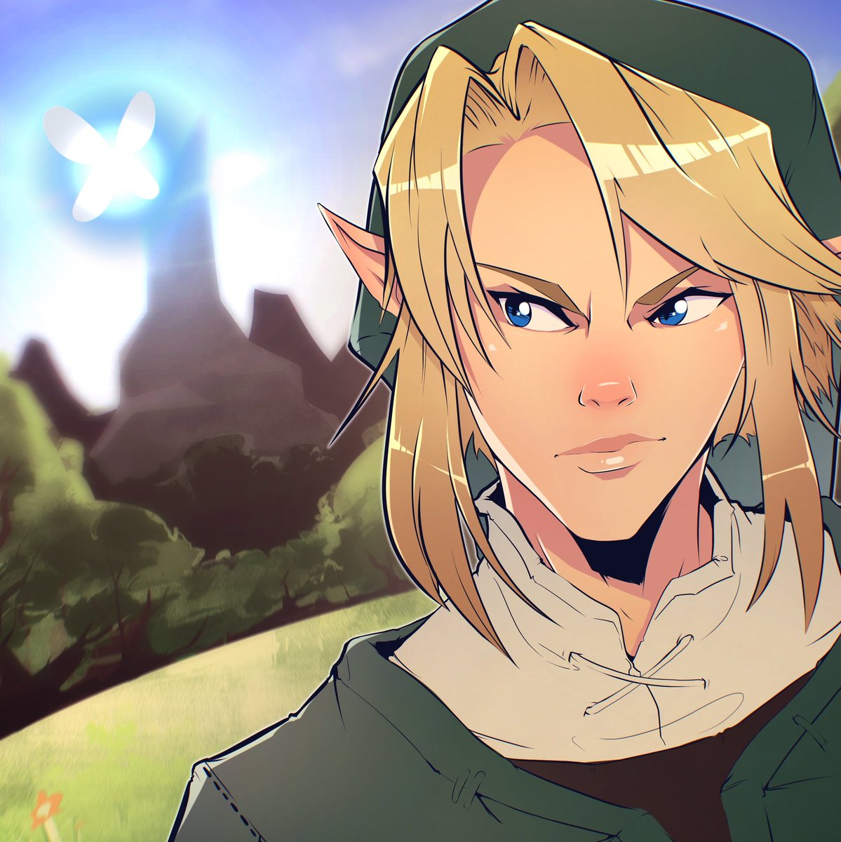 Drew up Link today ^^ in my older style of things :>

#legendofzelda #fanart