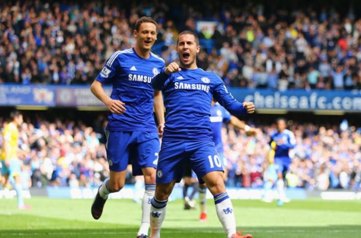 2014/15 19 goals and 13 assists in all competitions helped from Hazard helped Chelsea win a first league title in 5 years & win the League Cup. There were so many key moments but non more important than the title winning goal v Palace.