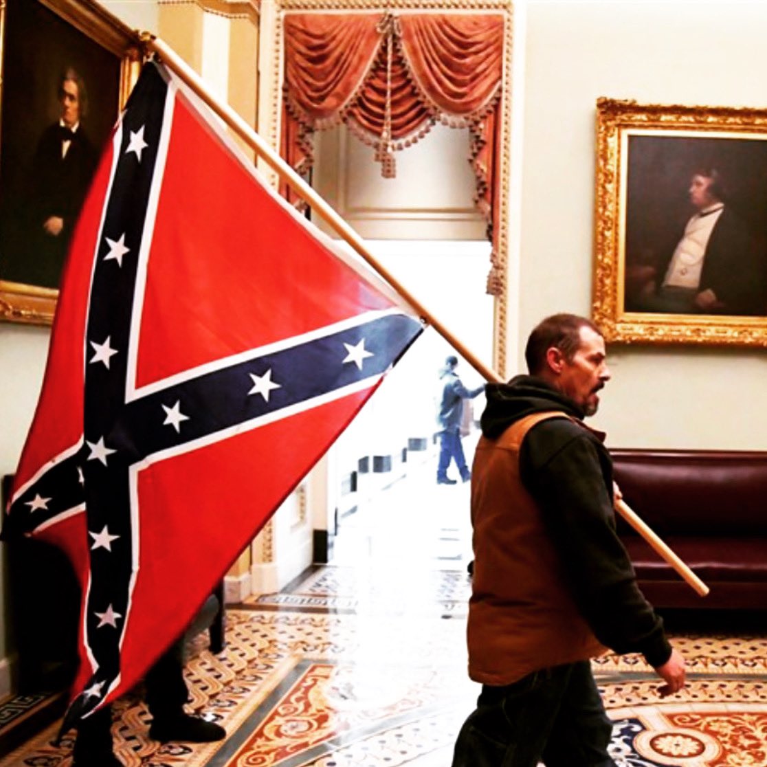 davidnasser's tweet image. Painting on the left is of John Calhoun a loud defender for slavery. 
On the right is of abolitionist Charles Sumner who was attacked while delivering an anti slavery speech on the senate floor. 
After all these years, sin still finds its way in. 
We still need the God of Revival
