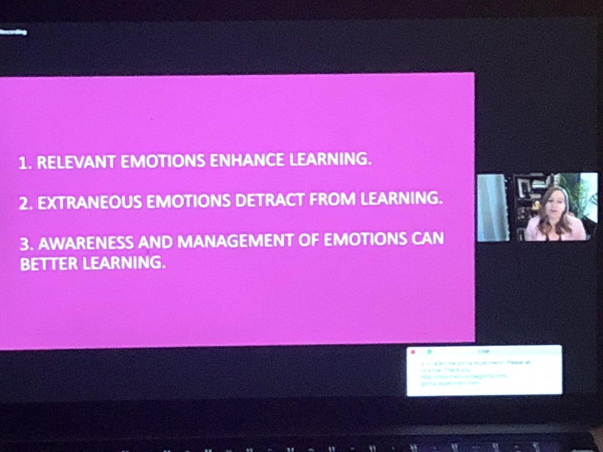 torimondelli's tweet photo. @SaRoseCav @TempleUCAT @WVUPRESS How do we attend to the emotional climate of our learning environments to support student learning? Sarah Rose grabs our attention with strategies drawn from her research in the science of emotion. ππ½π§ π#catfc21 #sparkoflearning https://t.co/XifQgj4UBL