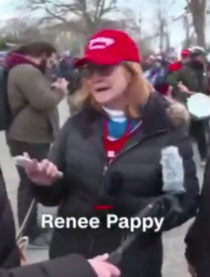 Same video, Renee Pappy claims there was no violence whatsoever.Sure, Renee.