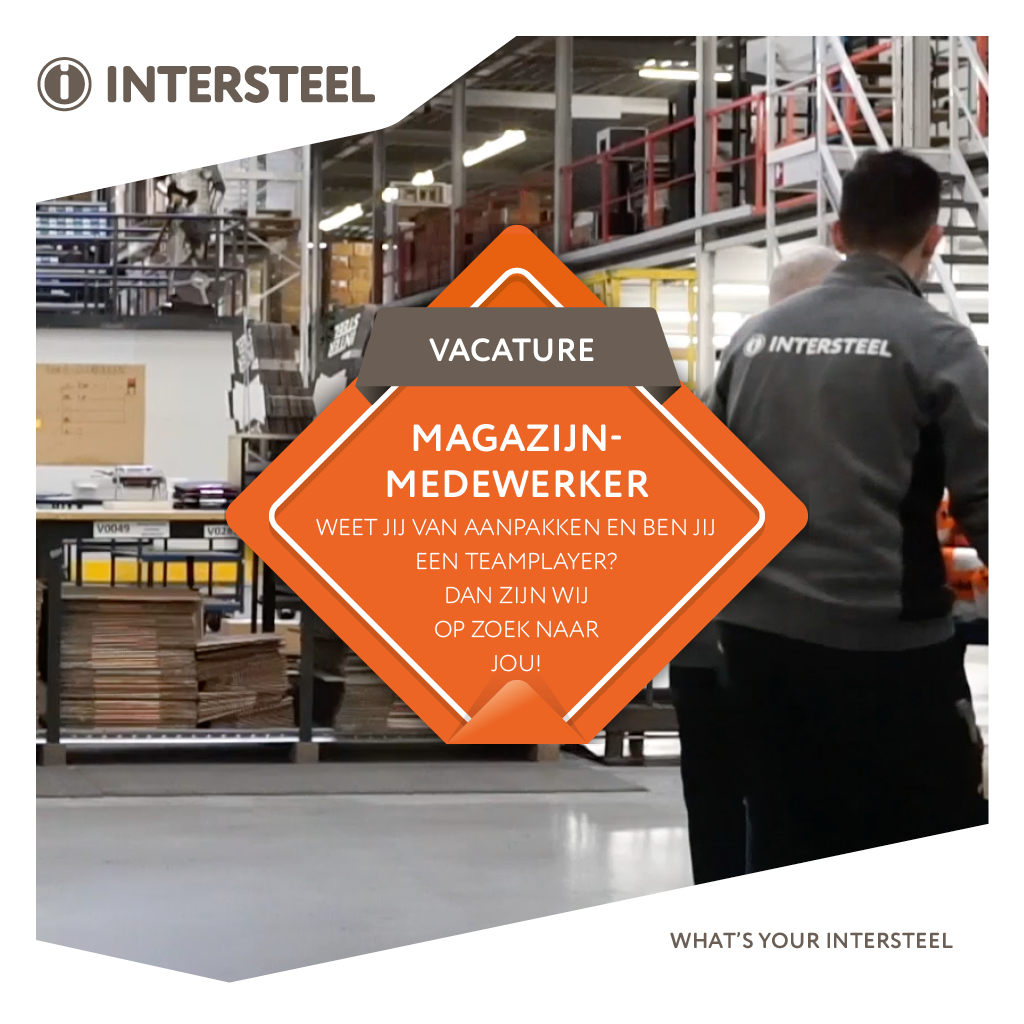 Flexibel, zorgvuldig, teamplayer en een aanpakker.

Zijn dit de competenties die jou het beste omschrijven? Solliciteer dan snel via:
intersteel.nl/over-interstee…