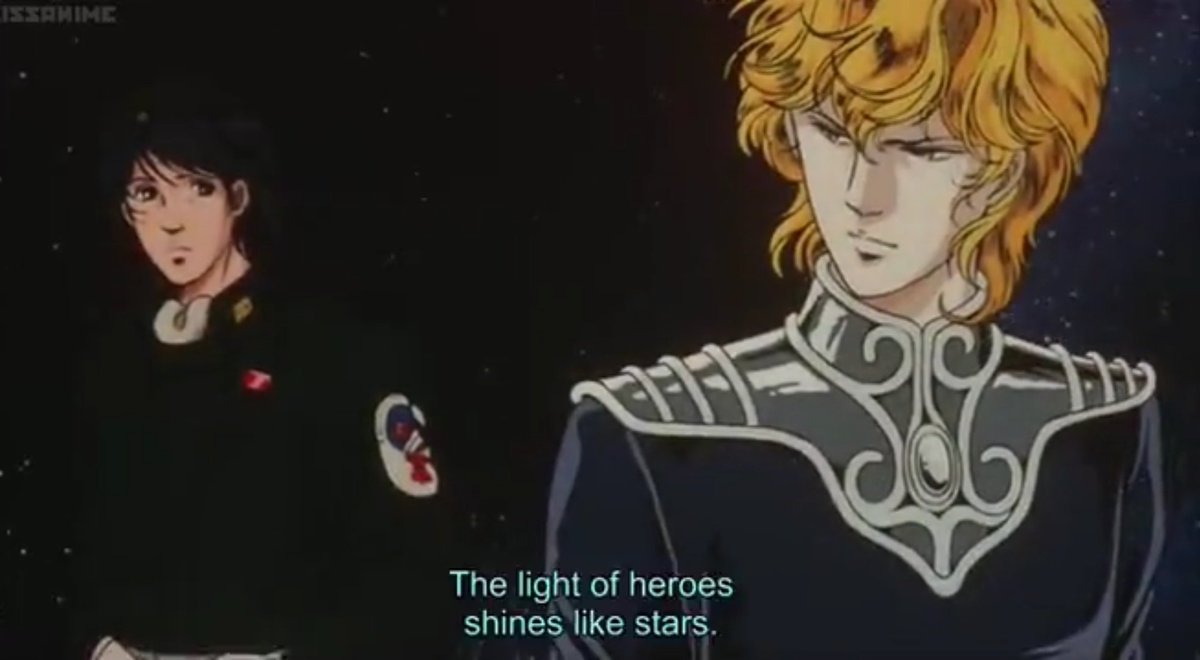  #LotGHA Thread on Season 1 of LotGH ( Episode 1-26)CAST : First of all, this is not a disrespect to Reinhard or any other character but at the moment Yang Wenli is clear from the rest. Easily my top 1 character rn in the series ..(1/8)