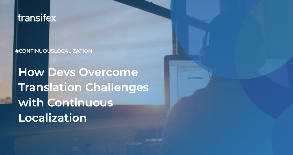 transifex's tweet image. Learn how continuous localization empowers developers to tackle translation challenges and to optimally support localization efforts. #ContinuousLocalization

hubs.ly/H0Dr8770