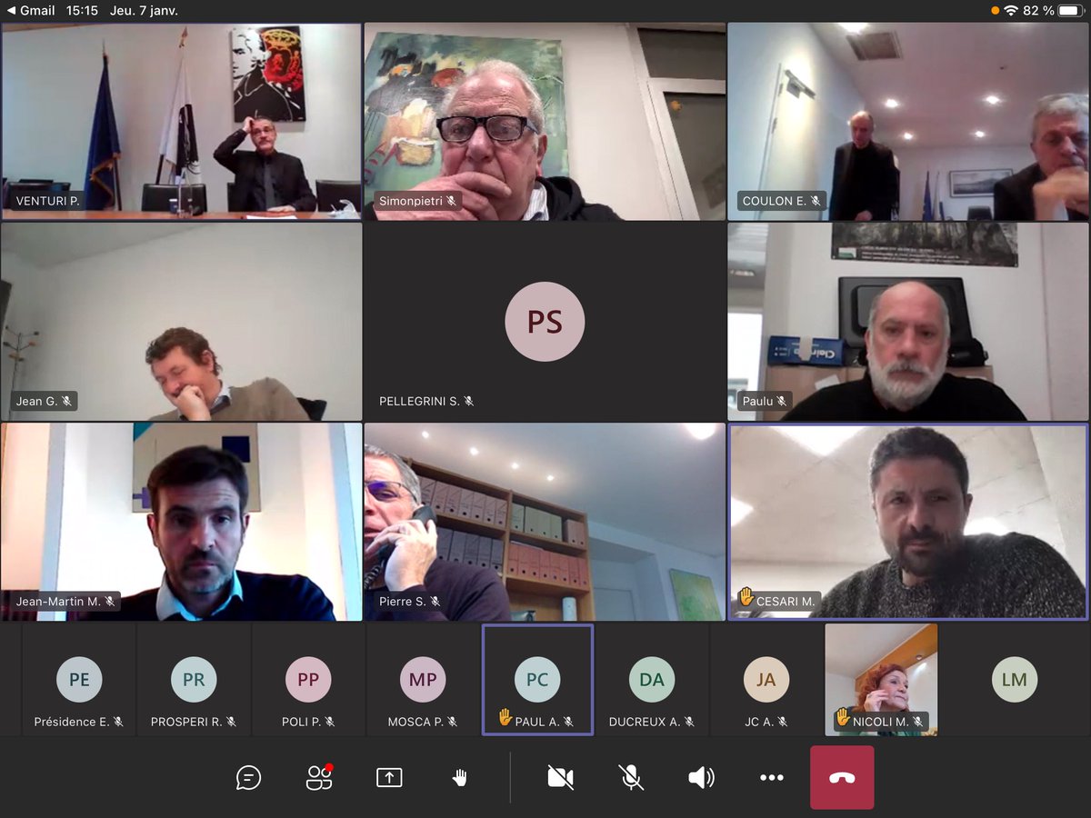 fapopuluAC's tweet photo. La Conférence des Pdts élargie aux parlementaires, à la Pdte du CECEC, aux V-Pdts de l'Assemblea di a Ghjuventù et aux maires des communes de plus de 5 000 habitants, auditionne les associations @LOraDiURitornu et @ldhcorsica.
@mosca_paula représente le groupe Femu a Corsica https://t.co/X43wFJcRyb