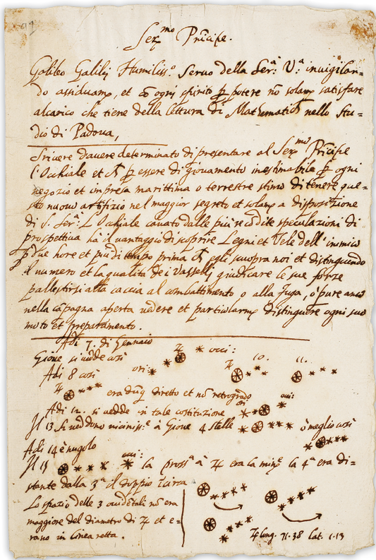 4/References'Sidereus Nuncius':in Italian https://bit.ly/35jOfwL in Latin https://bit.ly/3s5ss5G in English https://bit.ly/3pVjlTo Image: Page from Galileo’s notebook about his observations of Jupiter’s satellites. https://go.nasa.gov/3pXhj55 