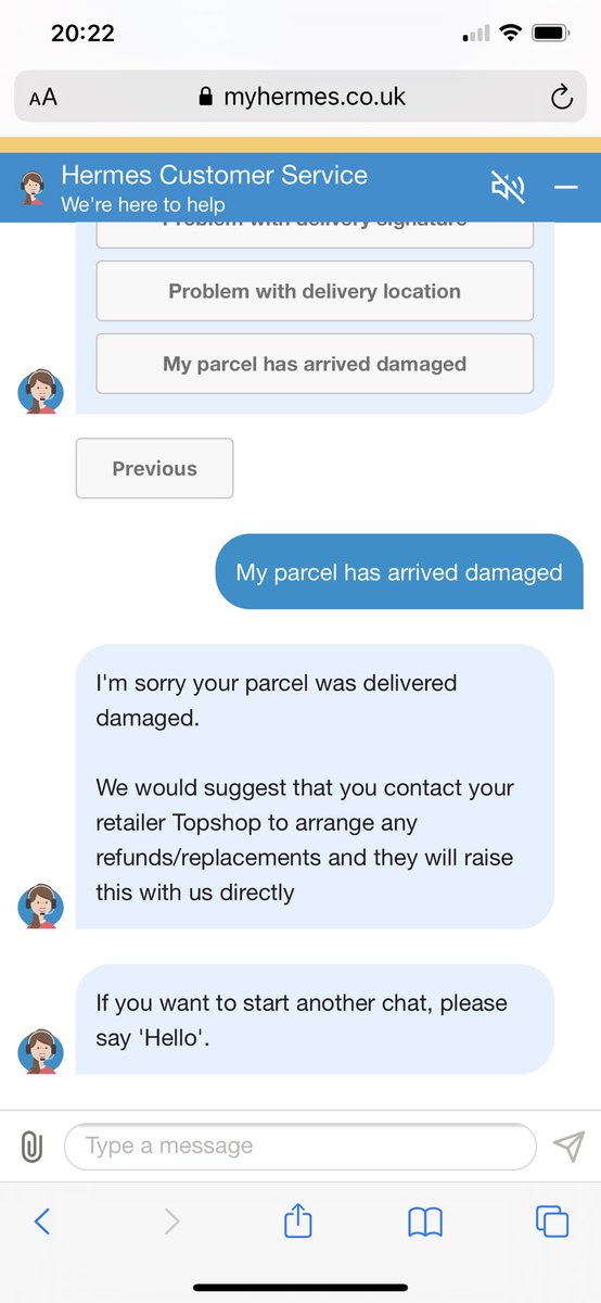After @Hermesparcels delivered my <a href="/Topshop/">Topshop</a> parcel to the wrong address, I discovered I actually received a ripped open empty bag🤦🏼‍♀️  <a href="/Topshop/">Topshop</a> has no working customer service lines &amp; attempting to reach @Hermesparcels is soul destroying. Any advice Twitter world?😂😩 #help