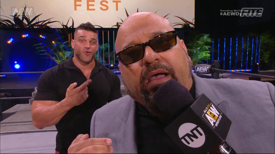 - Taz refers to AEW not running a "sloppy shop" on Dynamite, with Brian Cage making a gun gesture behind him. WON reports that this was taken as a shot at WWE's COVID outbreak & upset some people in WWE. You may hate it but fuck I love this petty shit. WRESTLING WARS, BABY!