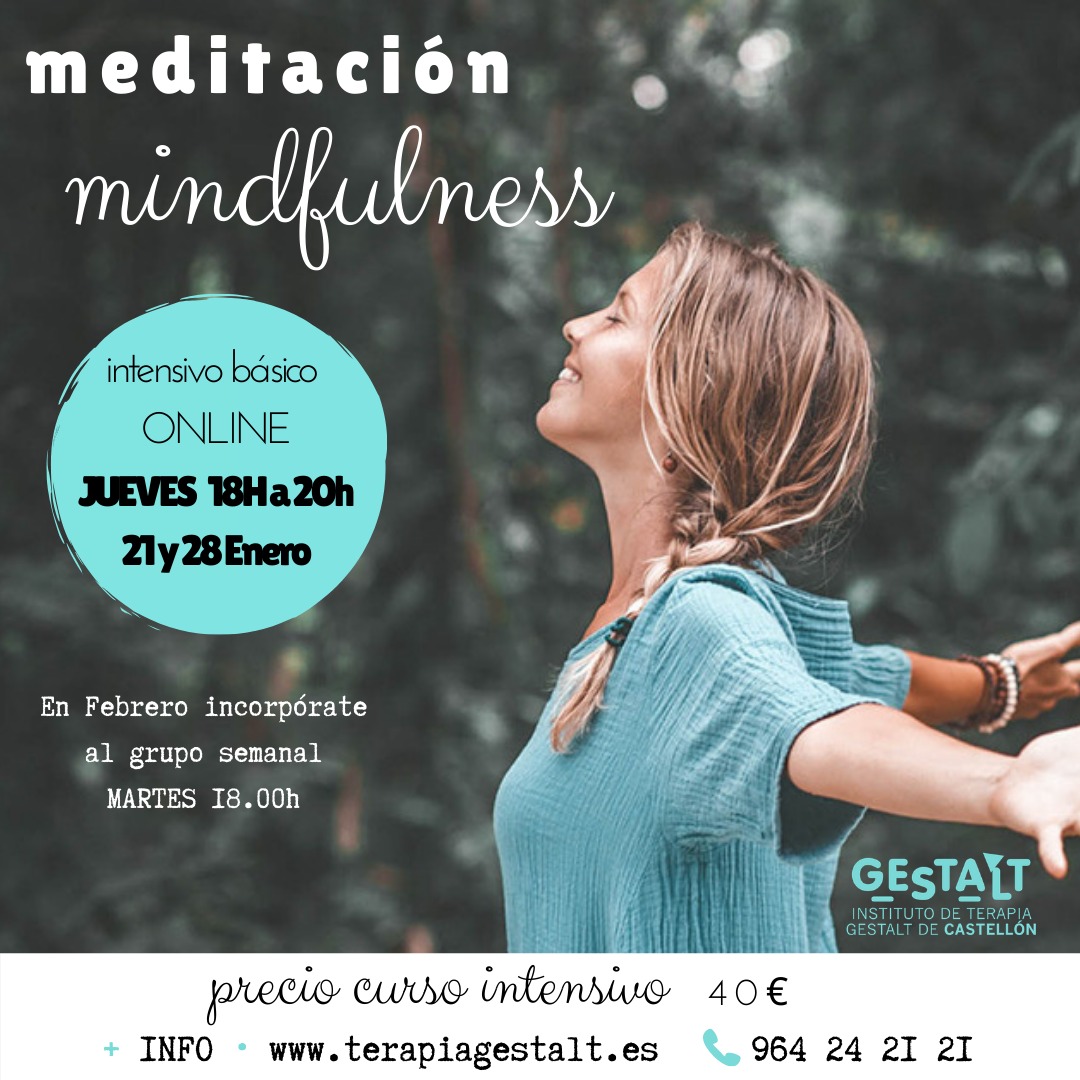 GestaltCastello's tweet photo. ‼️ NOVEDAD ‼️

Curso online INTENSIVO de iniciación a la meditación – mindfulness: 21 y 28 de enero

Inscríbete aquí: https://t.co/YMAbssEHN3

#mindfulness #meditacion https://t.co/NSPfW5tShr