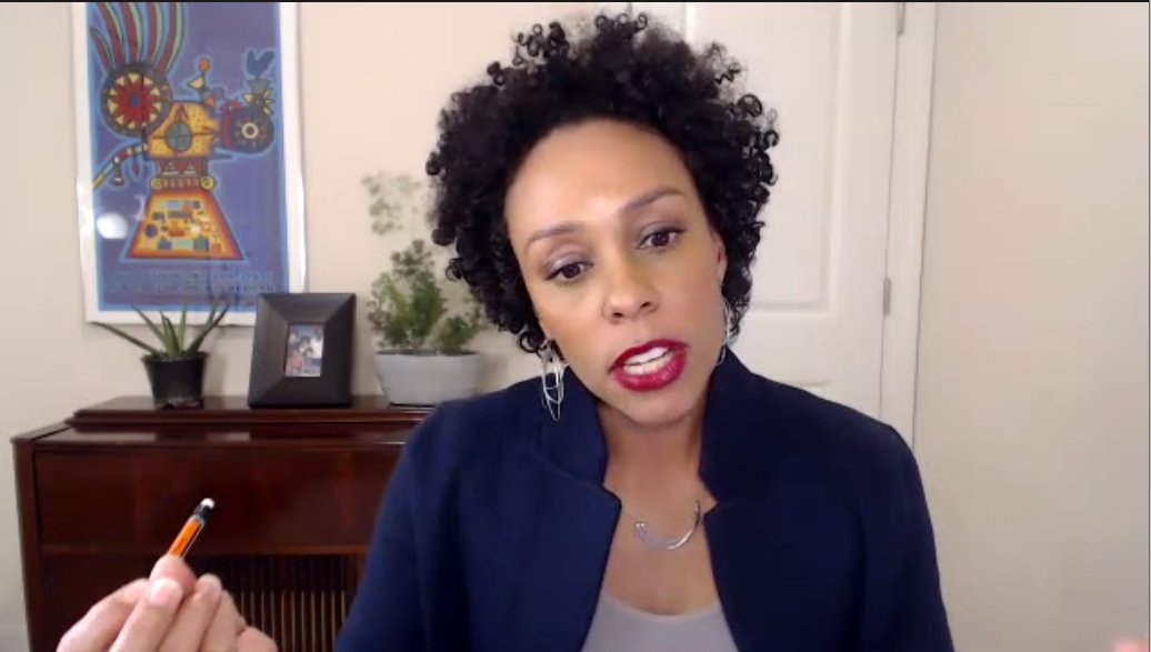 Hunt_Institute's tweet photo. .@myrajonestaylor: "20 years ago people talked about #ECE as a magic bullet, regardless of economic setting - if you have access to care you'll be ok. But now we also know we cannot separate circumstances in the family context, racial traumas, systemic racism." #EarlyEfforts https://t.co/kc2XmoRpEE