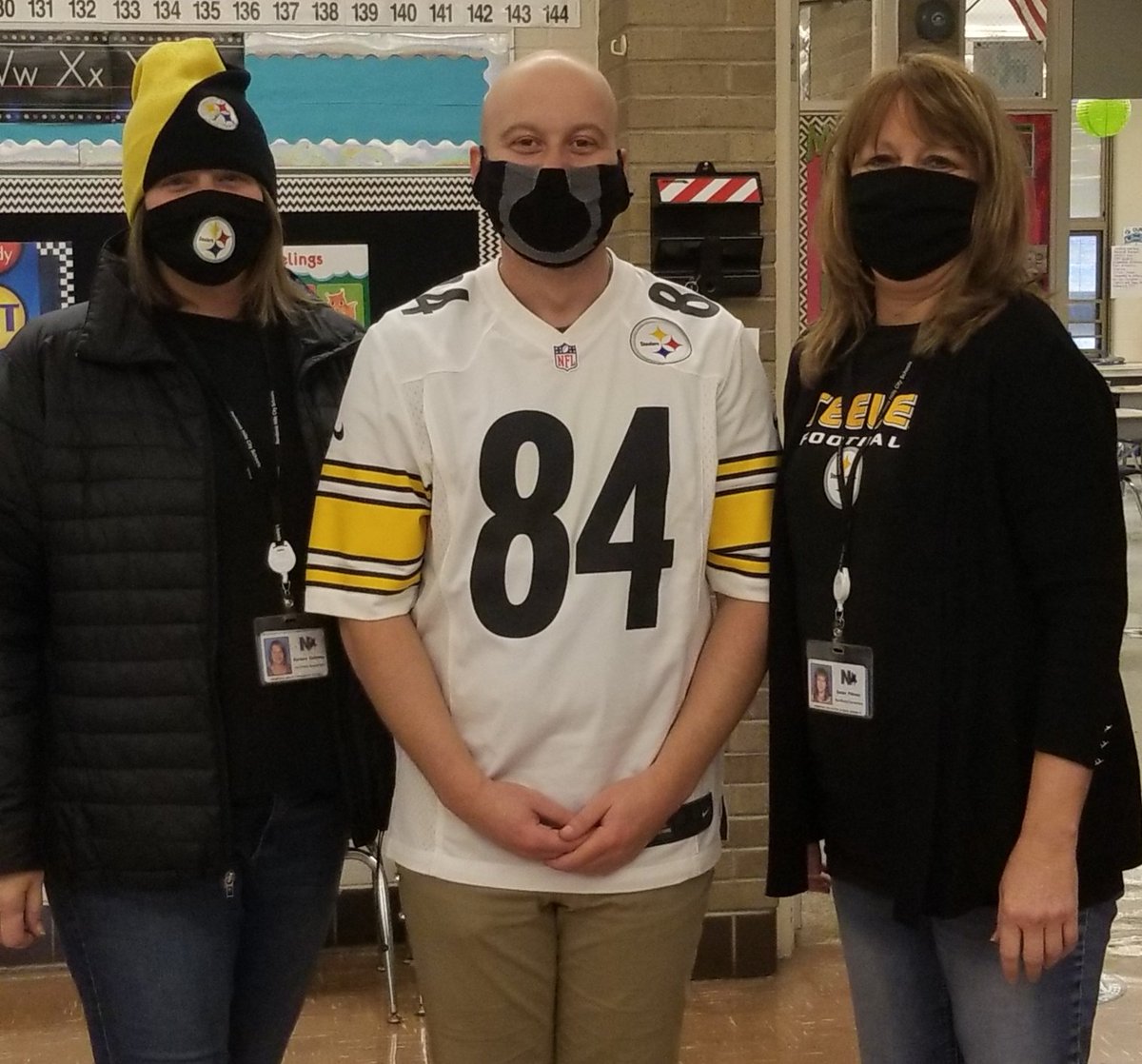 Browns Spirit Day here at NF Elem.  Oops!  🏈 #nfsquirepride
