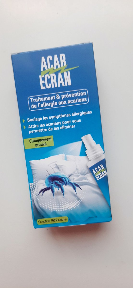 diverstests's tweet photo. C'est un spray 100% naturel aux extraits d'huiles essentielles pour prévention de l'allergie aux acariens. Produit à pulvériser sur un drap posé sur le matelas pour atirer les acariens, apres 2 h enlever le drap et passer a la machine. #AcarEcran #Alergie #testdeproduit https://t.co/vvM6re7SES