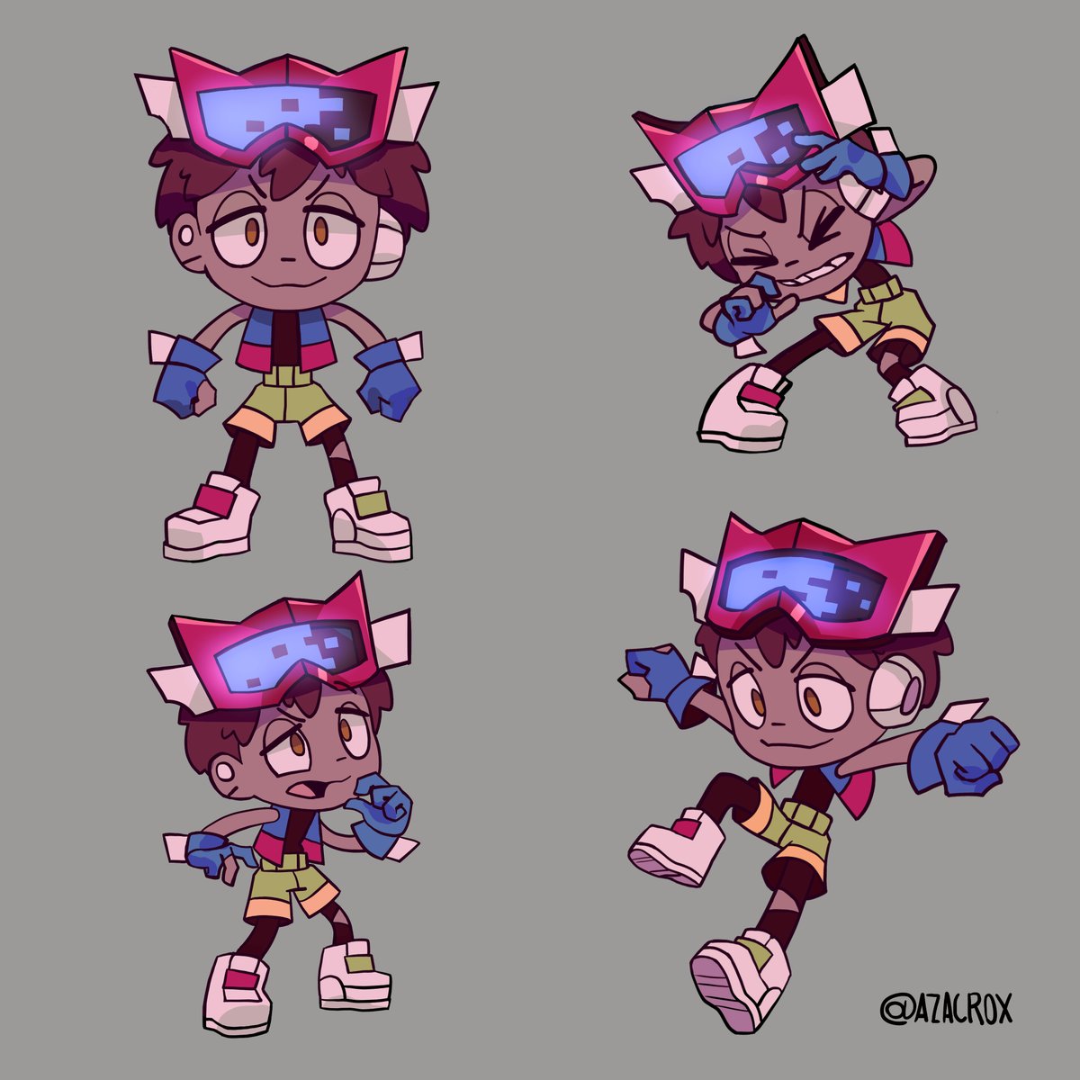 azacrox's tweet photo. This is Yaco, a kid I designed for my thesis film. I really expect to get it done by this year even if I don't finish it on time. 
 
#charactersheet #characterdesign @ApoyaAlArtista  @Rt_d_artiste  @ArtistRTweeters @ConoceArtistas @TheArtistHelp https://t.co/nAXglMOYcs