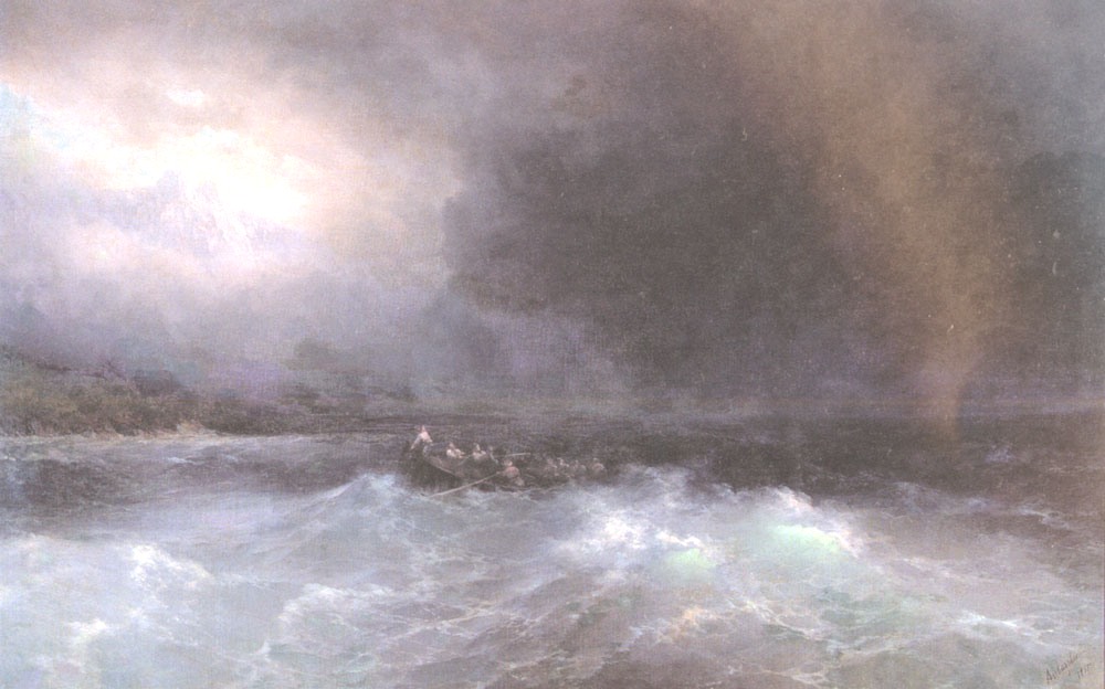 aivazovski_art's tweet image. Ship At Sea, 1895 #aivazovsky #ivanaivazovsky
