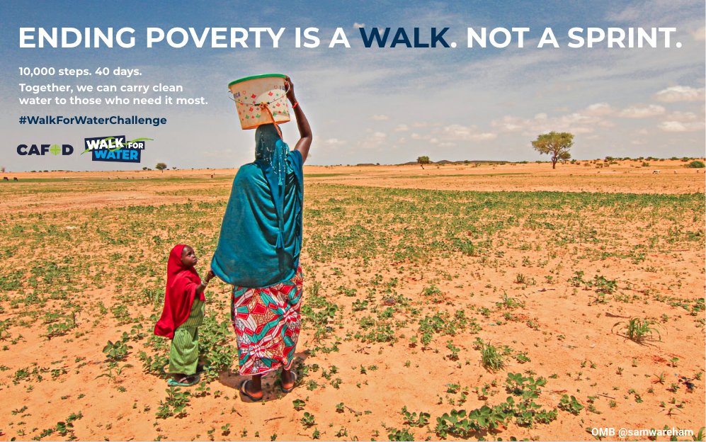 SamWareham's tweet image. It's a walk, not a sprint. #WalkForWater @CAFOD @OneMinuteBriefs
