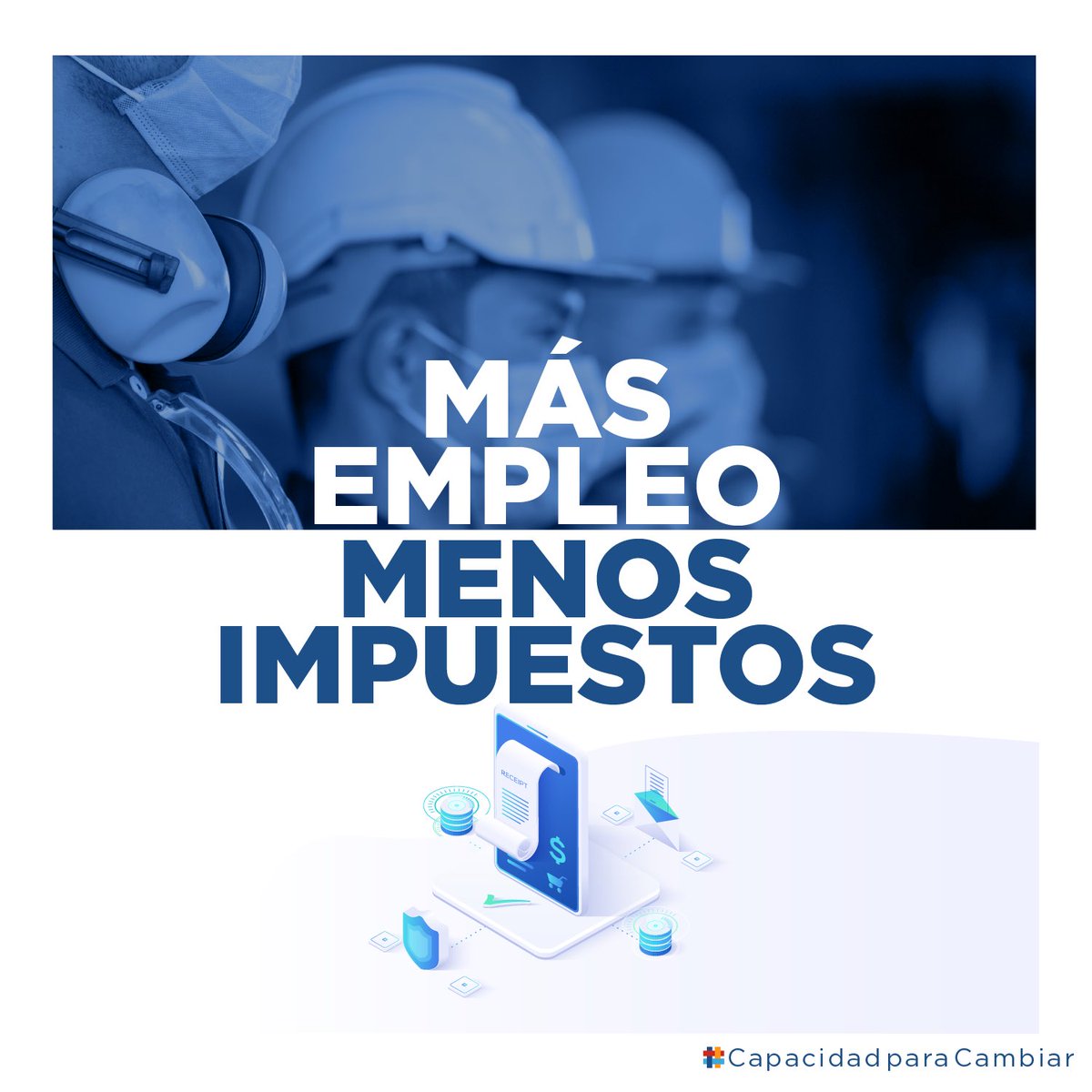 LassoGuillermo's tweet photo. Los impuestos son trabas a la prosperidad de las microempresas, los comercios y los pequeños negocios. 

En nuestro gobierno reduciremos las cargas impositivas que impiden la creación de empleo en Ecuador 🇪🇨. 

#CapacidadParaCambiar #LassoPresidente2021 https://t.co/CCQCAEwp7X