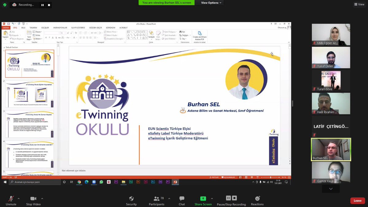yozgateser66's tweet photo. "eTwinning Okulu ve Paylaşılan Liderlik" konulu eğitim için ilimiz öğretmenleri ile buluşan Turan Göre ve Burhan Sel hocalarımıza, eğitime katılan tüm öğretmenlerimize teşekkür ederiz.

#Akademi66
#BaşarıYozgattanESER
#eTwinning

@tcmeb @ziyaselcuk @YozgatValiligi @ziyapolat73 https://t.co/jYot7gKrFk