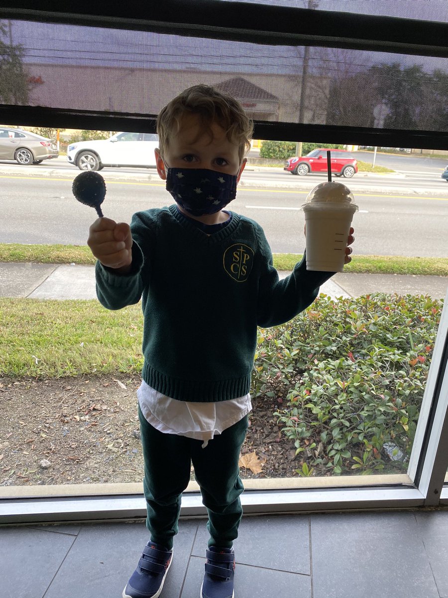 EmFlem1220's tweet photo. *more updates*

The ice cream machine was down (🤭) so we went to @Starbucks, who saved the day! https://t.co/gW5IDoSDAR