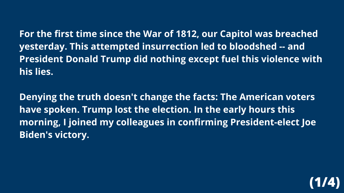 DwightEvansPA's tweet photo. I support the Cabinet invoking the 25th Amendment. And I will vote to impeach Trump again. 

Full statement. #RemoveTrumpNow https://t.co/Wf1j0E9rkj
