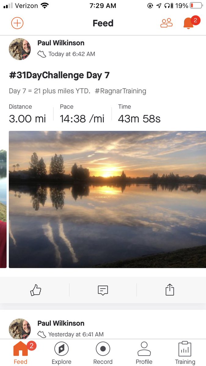 Just_Ask_Paul's tweet photo. #31DayChallenge๏ฟผ๏ฟผ๏ฟผ๏ฟผ๏ฟผ๏ฟผ Day 7: WOW - 1 week completed with 21+ miles already in the books YTD. Again, 1st mile+ no stopping. #Chilly #RagnarTraining #SofaKing #Accountability #WWGD (What would Goggins Do) #EasierWithRunningBuddy https://t.co/vj5ewiIuxq