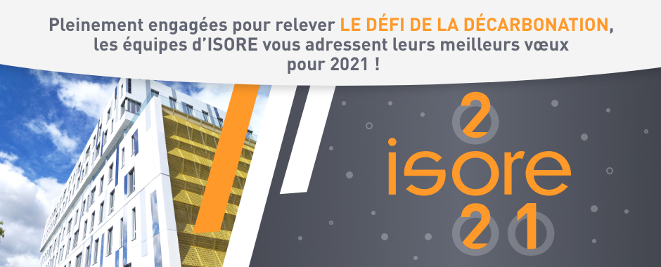 isorebatiment's tweet photo. Toutes les équipes du groupe ISORE vous adressent des vœux sincères de santé, de sérénité et d’équilibre pour 2021 .  Tous prêts pour relever le défi de la décarbonation, dès 2021 ! https://t.co/IB4MVwL1qC