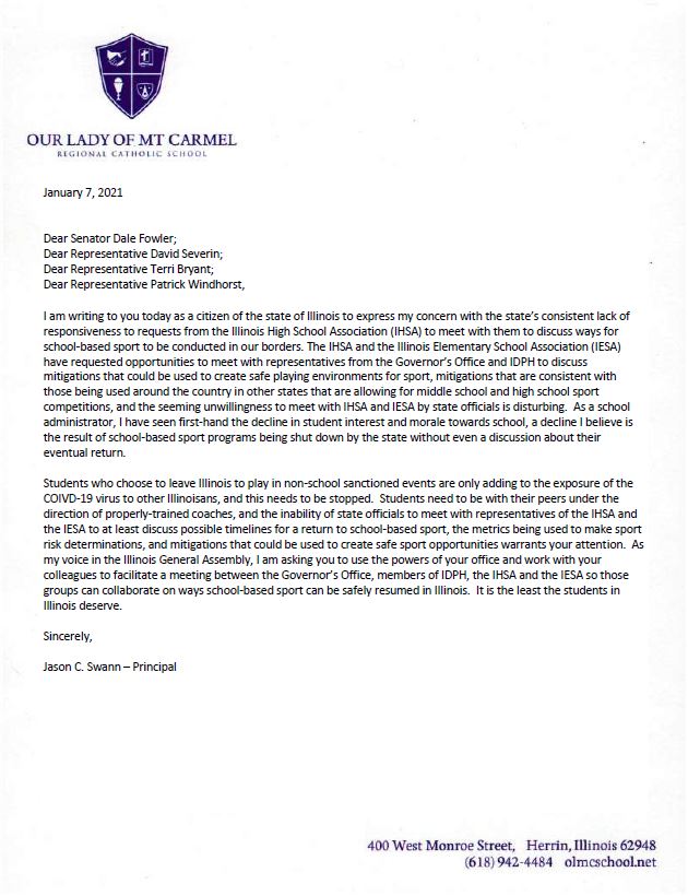OLMC School tweet media