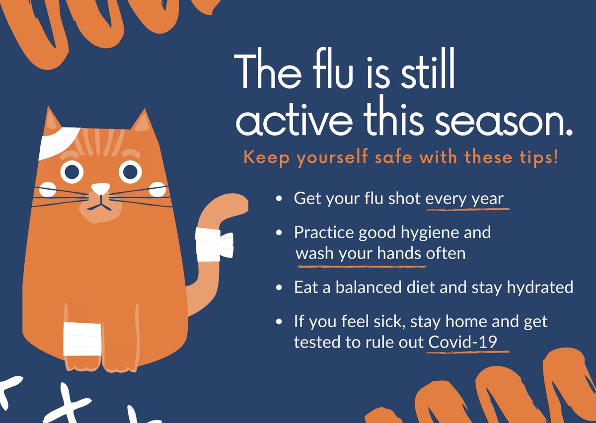 Maintaining these flu-fighting habits is more important this year than ever before. Stay home if you feel sick and #FightFlu 

Learn the differences between Flu and Covid-19 here: cdc.gov/flu/symptoms/f…