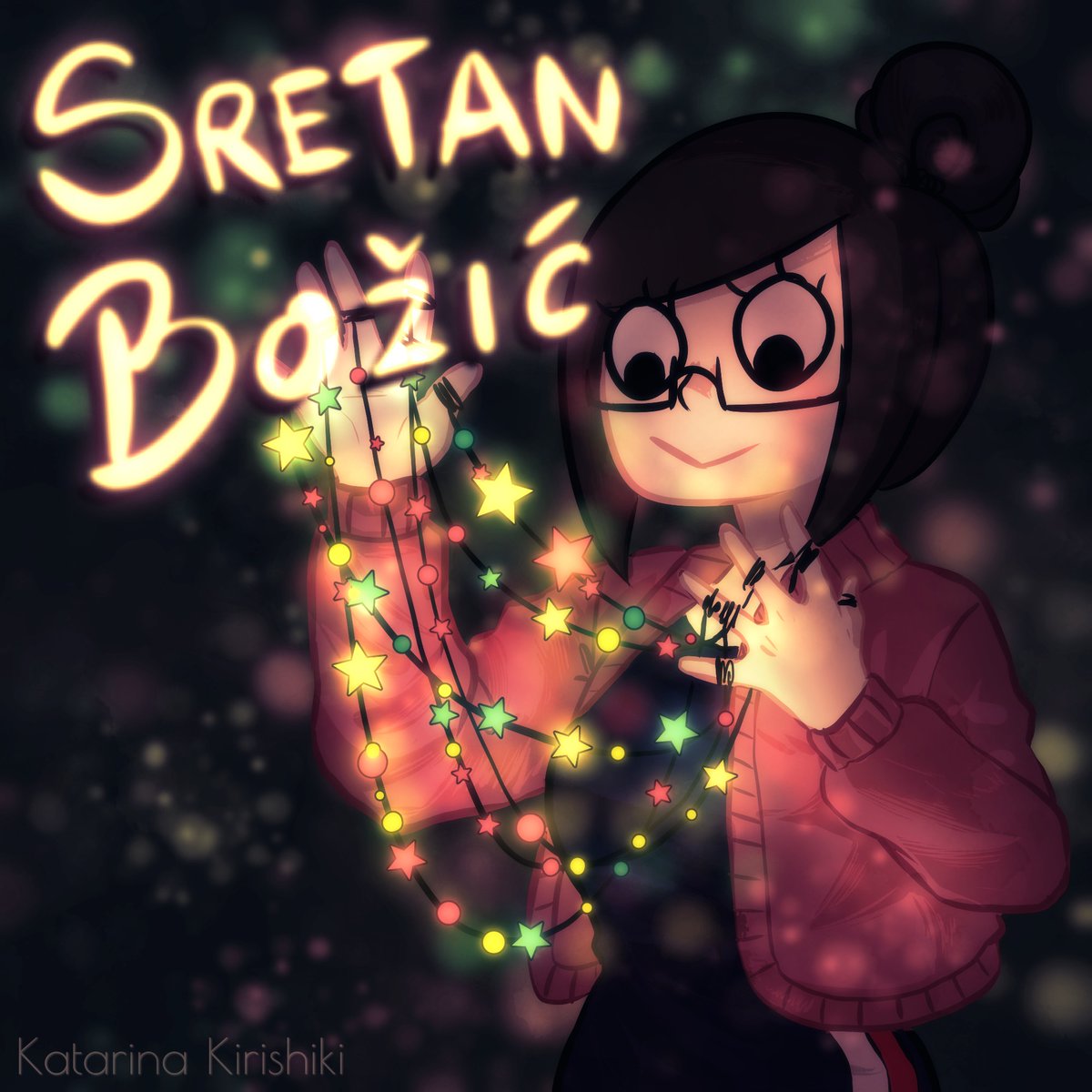 KaitoKuraiko's tweet photo. Sretan Božić to everyone who's also celebrating today! 🎄🎄
#sretanbozic #christmas #OrthodoxChristmas #doodle #christmasdoodle #illustracija #illustration #CLIPSTUDIOPAINT #digitalartwork #digitalart #simpleartwork #comicart #comicgirl https://t.co/WQEWLE0zjW