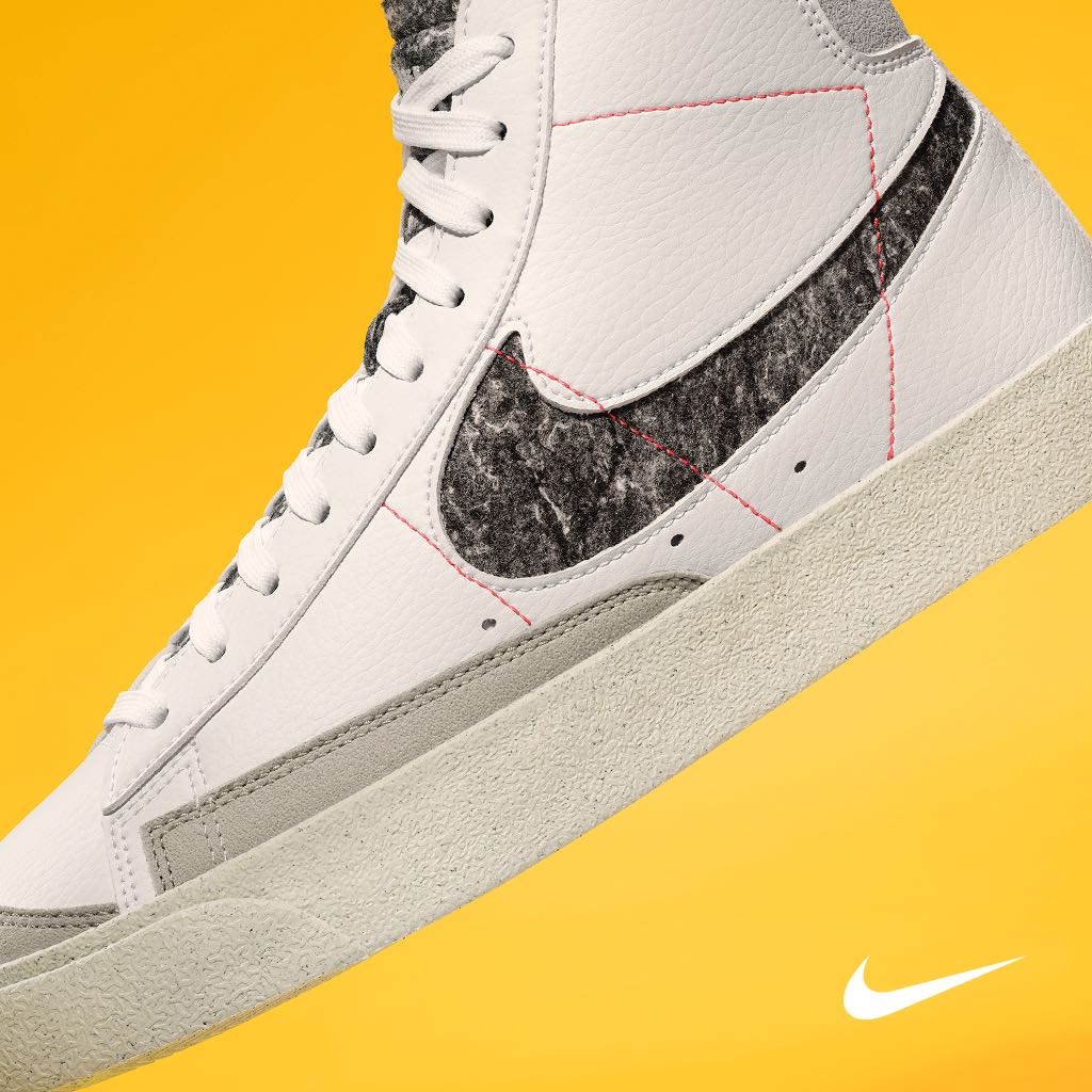 blazer mid 77 recycled wool