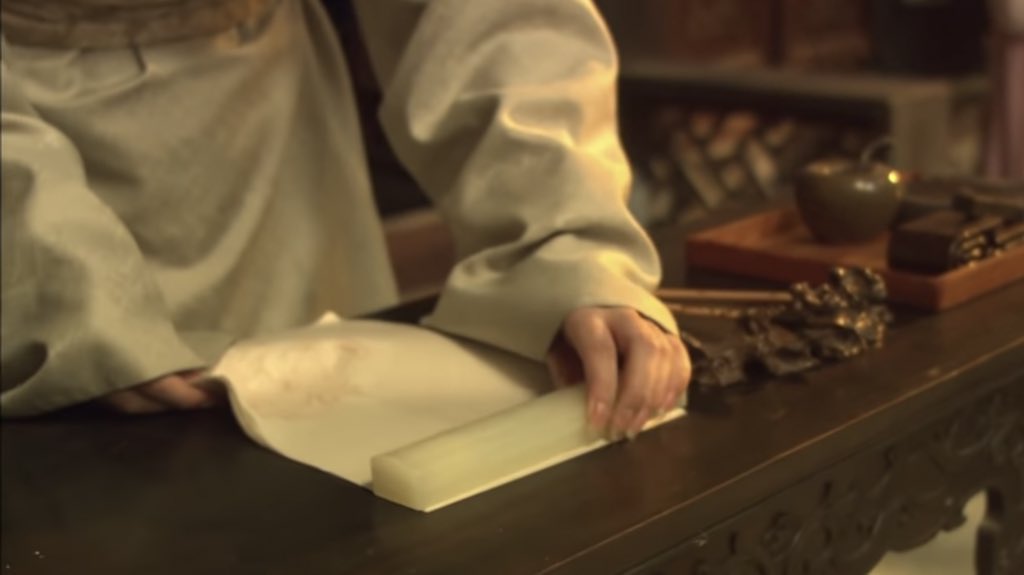 So some context first from the novel. Daiyu (aka “the pastel goth”) has been reading some biographies of tragic women and has, predictably, written some poems about them.(I’ve kept the original titles because it’ll be easier for someone to google their names that way.)