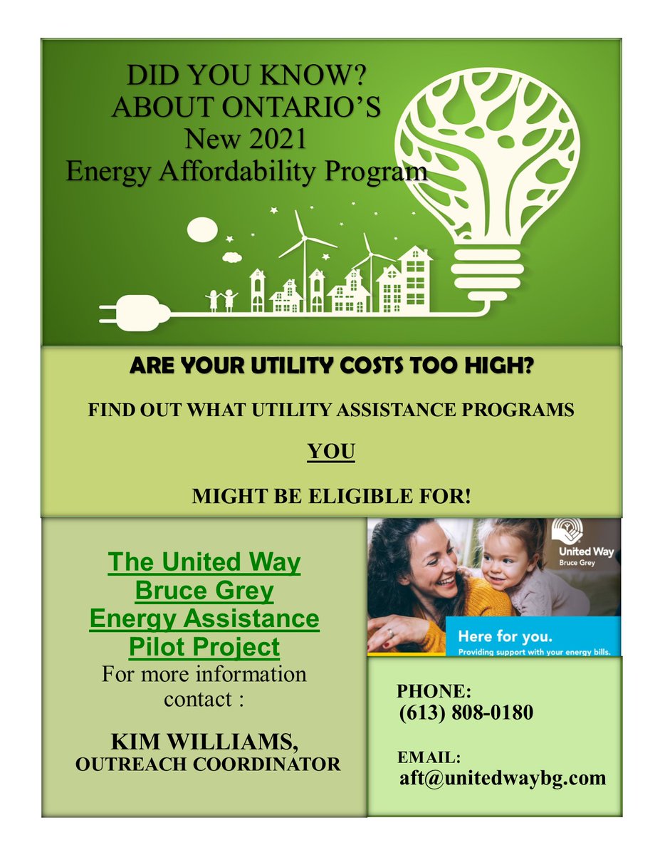 KWilliamsOutre1's tweet photo. The new Ontario Energy Affordability Program.#energysavings,#energyaffordability,#SDG1,#SDG7 https://t.co/jzgx6vCLhz