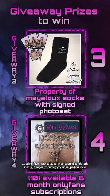 4 pic. Read Rules & Enter Giveaway 

#MVAwards2021 Manyvids 

Prizes Available 

1. 20 Min Custom / Private