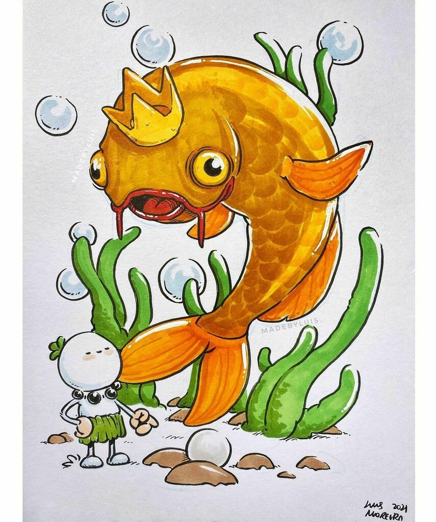 madebyluis's tweet photo. He found the pearl !!!! #kawaii #cute
.
.
.
#madebyluis #inktober #illustration #brushpen #artist #inkdrawing #dailysketch #conceptartist #copic #graphitmarker
#inktober2020 #instaart #illustration #brushpen #comics #fantasyart #fantasy #painting… https://t.co/cTghavLEv2 https://t.co/TguD7nJRkm