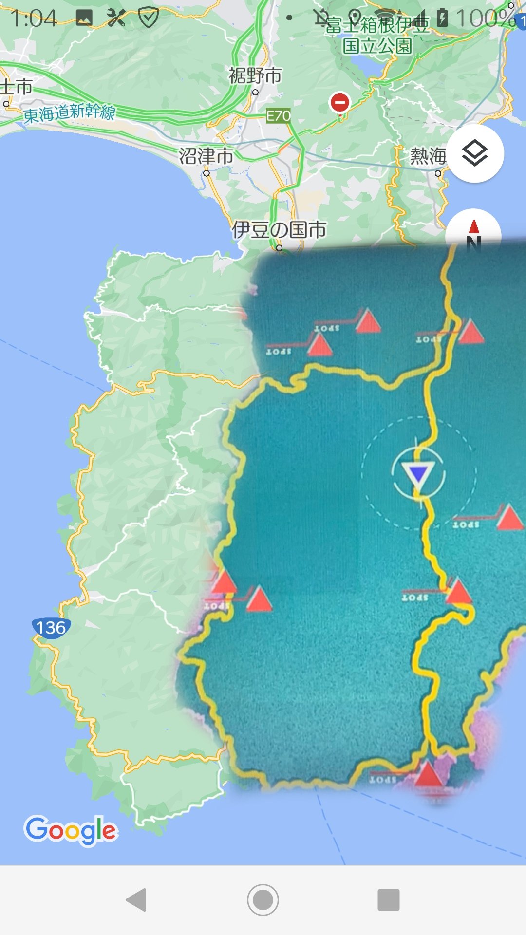 Armada Opの地図はやっぱり伊豆だね ゆるキャン ゆるキャンseason2