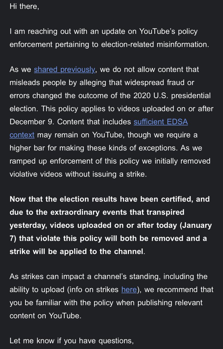 RubinReport's tweet photo. YouTube getting ready for the purge.

Find all my content at https://t.co/TxsCZZeM9Z or on @blazetv. https://t.co/q9ypxZL6kB