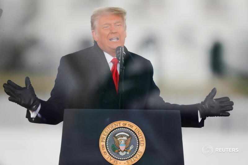 Reuters's tweet photo. Facebook and Instagram will extend a ban on President Donald Trump's accounts for at least the next two weeks until the presidential transition is completed, CEO Mark Zuckerberg said https://t.co/m2FAyheX4w https://t.co/6Rqch8xGfI