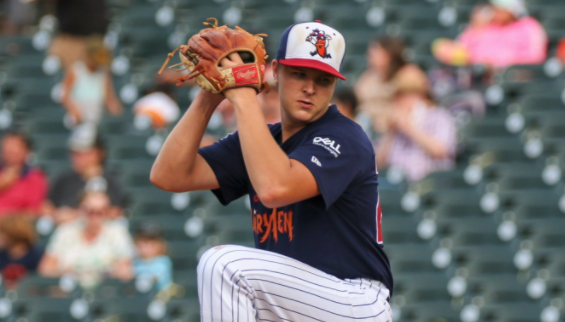 d1baseball's tweet photo. Mitch Holcomb, a transfer from Penn, performed well in the @TCLBaseball this past summer.

@mitchholcomb sat 88-89 with his FB in the fall, along with the ability to throw 4 pitches for strikes. He had an ERA below 1 in 15-16 IP during fall workouts.

🔗 https://t.co/VxYUXeZBHh https://t.co/F6xeSdVJzG