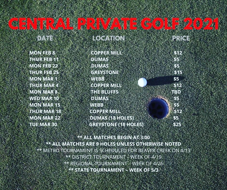 CentralPrivate's tweet photo. Our 2021 Golf Team is ready to TEE OFF! #highschoolgolf #redhawks #centralprivate https://t.co/sQMmJ2sSqI