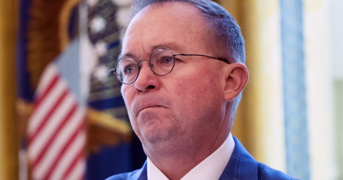 MotherJonesWire's tweet photo. Mick Mulvaney Is a Rat Jumping Ship https://t.co/nXgtpEBnuL https://t.co/VmRA6w7ptk