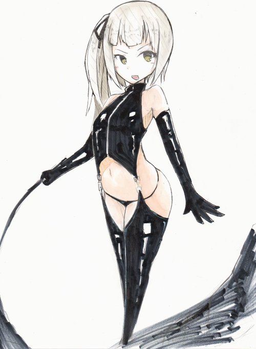 お絵かき休むって言ったけど、買った漫画も読み終わって暇すぎてアナログで描いてた 