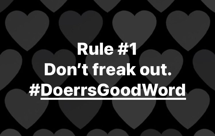 DoerrMatt's tweet image. #DoerrsGoodWord