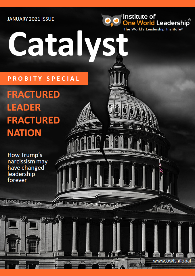 Available now at owls.global to all registered members, the latest edition of our catalyst magazine. #leadership #Trump
