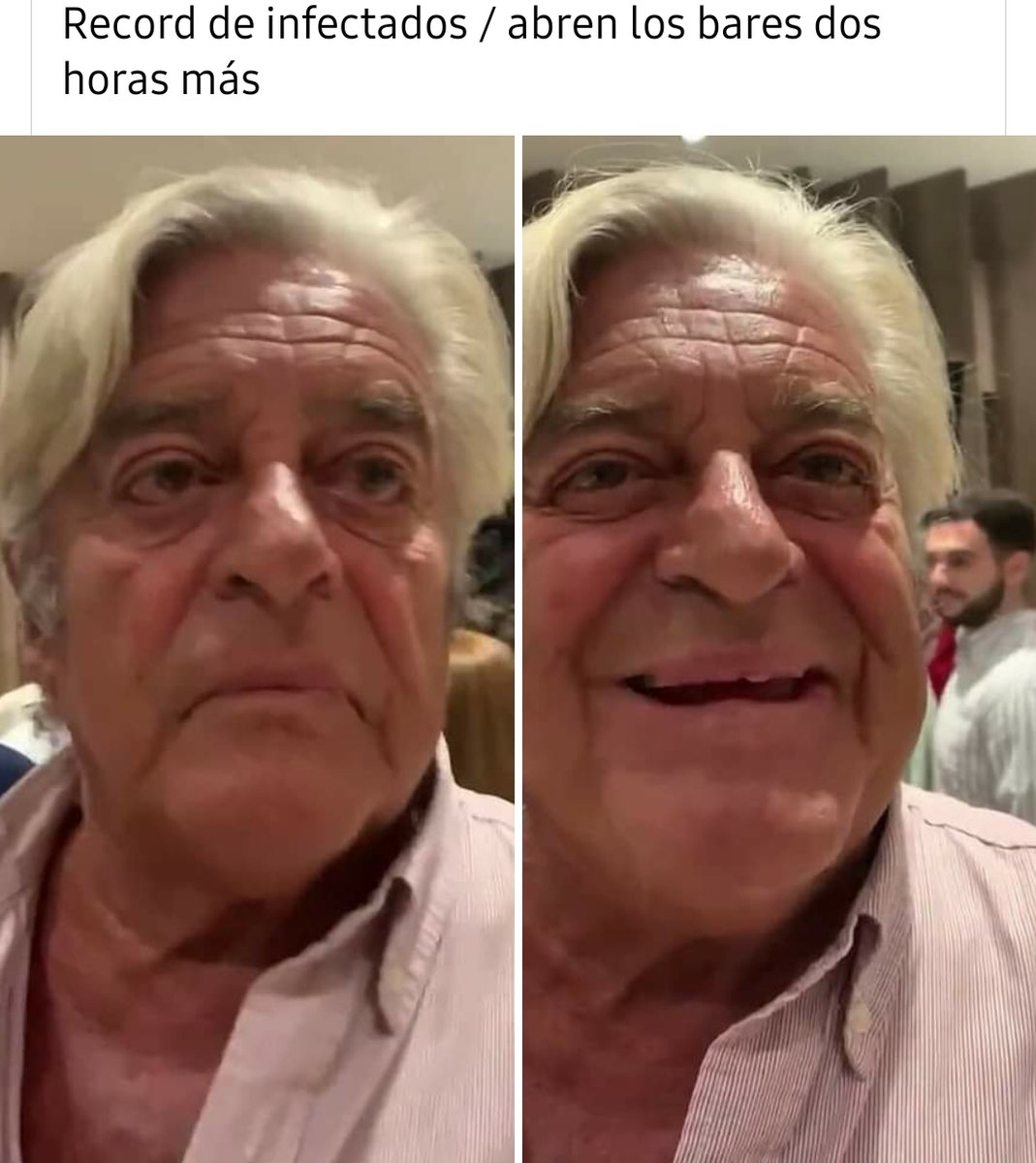 FamaPinar's tweet photo. Record de infectados/Abren los bares 2 horas mas https://t.co/93uGfGMthD