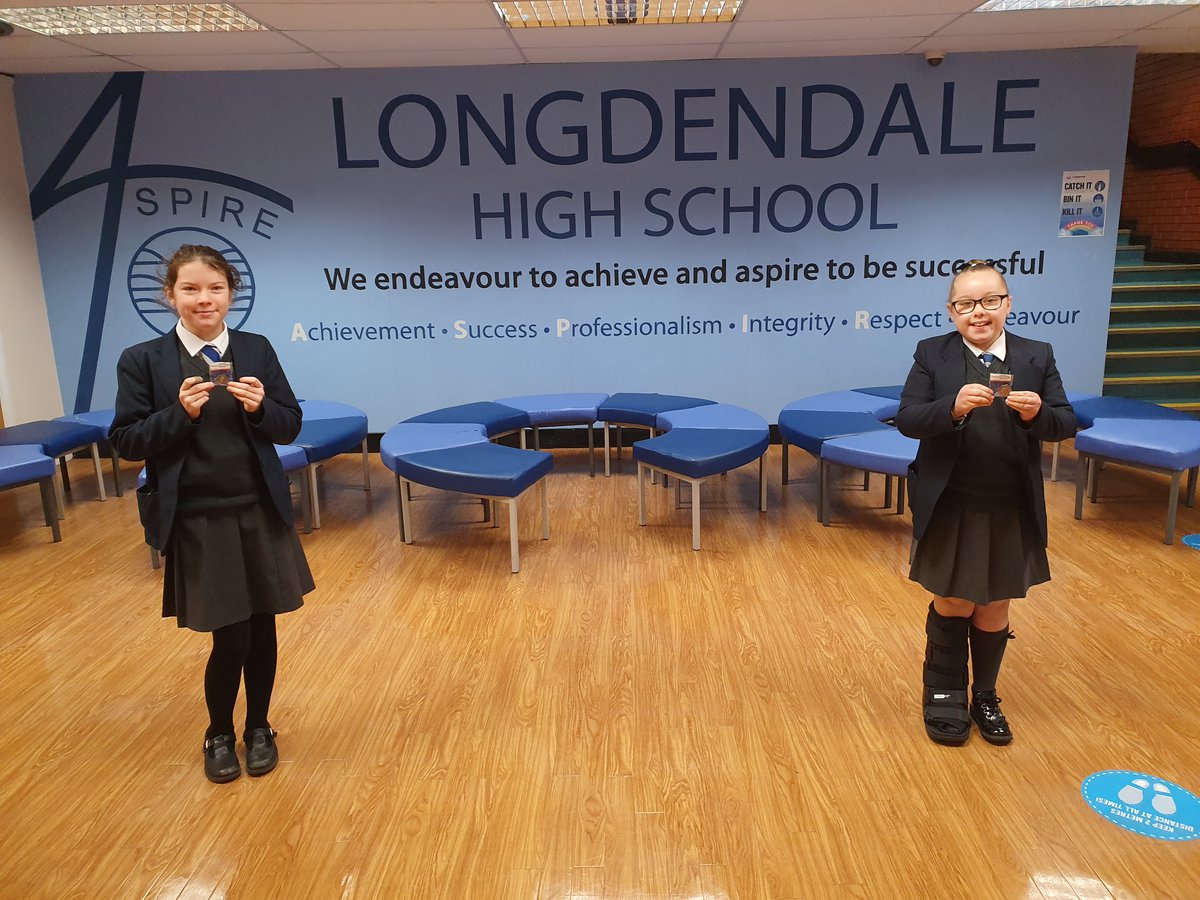#LHS Well done to Ellie-Mae and Emily, who achieved their Bronze Reading awards today. Ellie-Mae has read for 38 hours and 54 minutes on Sora since September, and Emily has completed our 12 Days of Christmas Reading Challenge. #LHSTeamEnglish