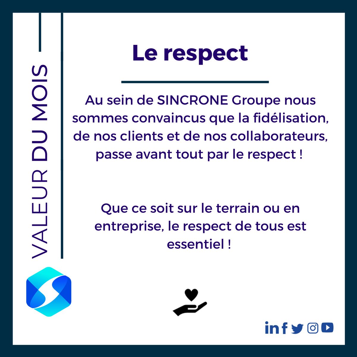 Un grand Bravo à Jean-Charles Orioli, talonneur du <a href="/FCGrugby/">FC Grenoble Rugby #AllezFCG</a>, qui a remporté le titre de joueur du mois de décembre dans le cadre de notre partenariat #SINCRONE ! 
La #bienveillance, #solidarité et le #respect n'ont jamais quittés nos collaborateurs durant cette année 2020 !