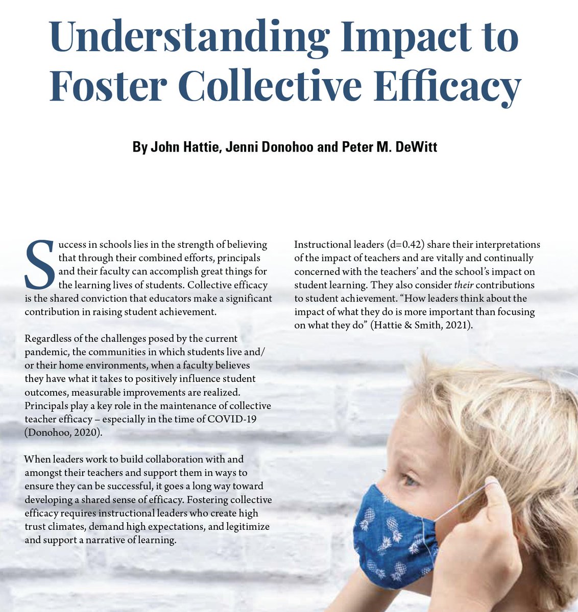 Excited to see our article in print @PeterMDeWitt <a href="/john_hattie/">John Hattie</a> cpco.on.ca/index.php/publ…